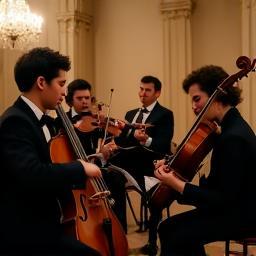 Cuarteto itinerante en el Palacio de Cibeles