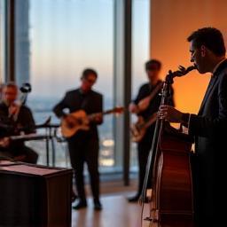 Sexteto jazz en Torre Espacio